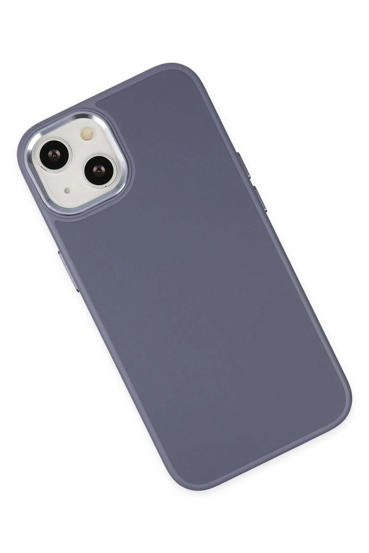 Newface iPhone 14 Plus Kılıf Asya Deri Silikon - Mor