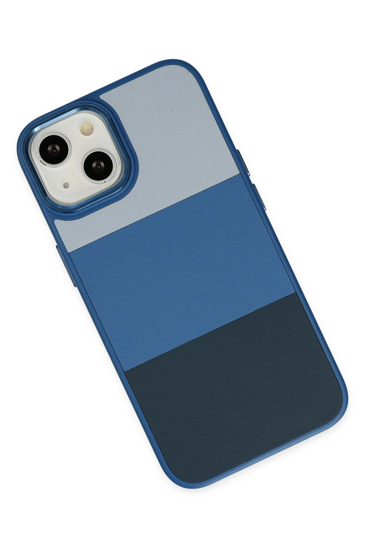 Newface Apple iPhone 14 Kılıf King Kapak - Açık Mavi-Lacivert — görsel 3