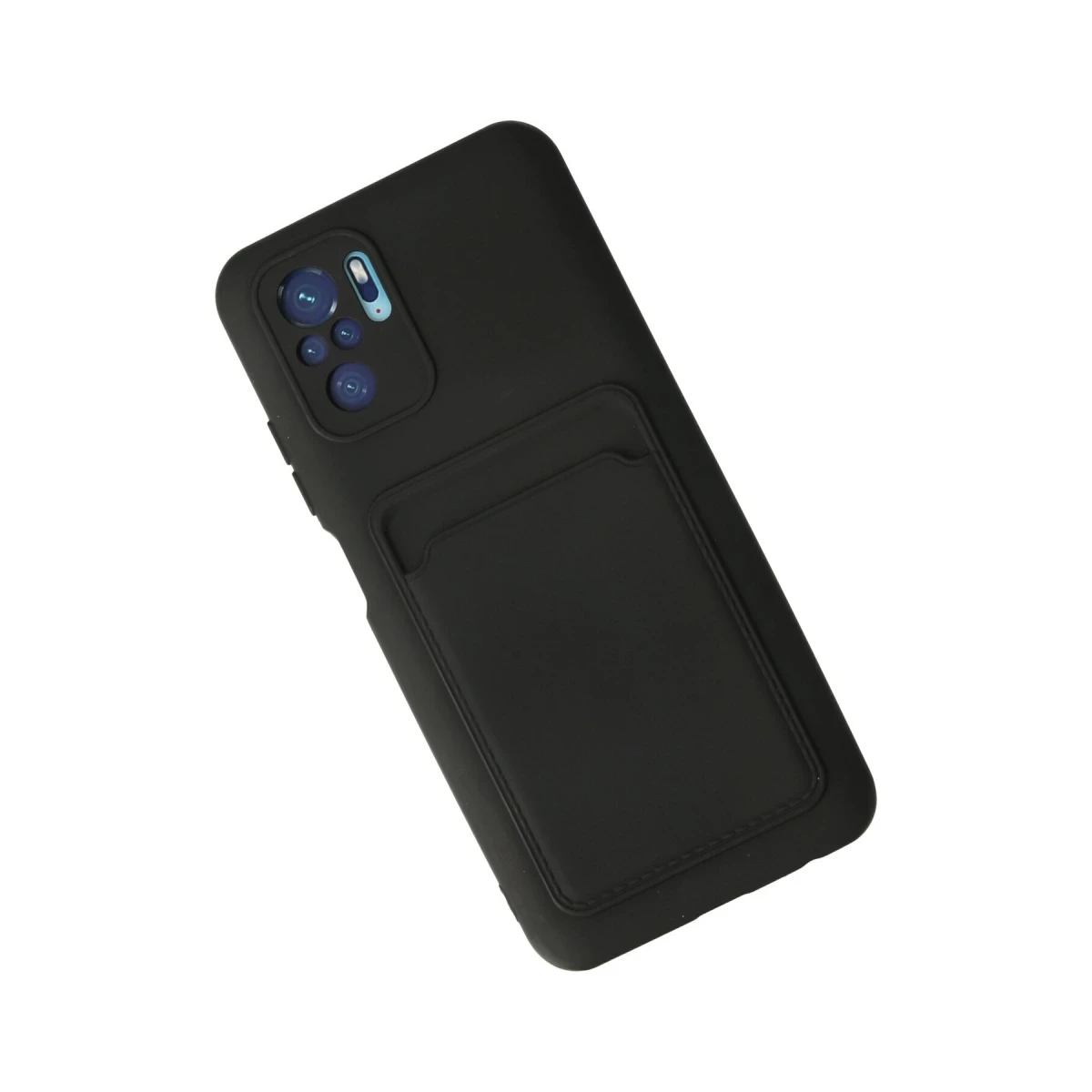 Newface Xiaomi Redmi Note 10S Kılıf Kelvin Kartvizitli Silikon - Siyah — görsel 6