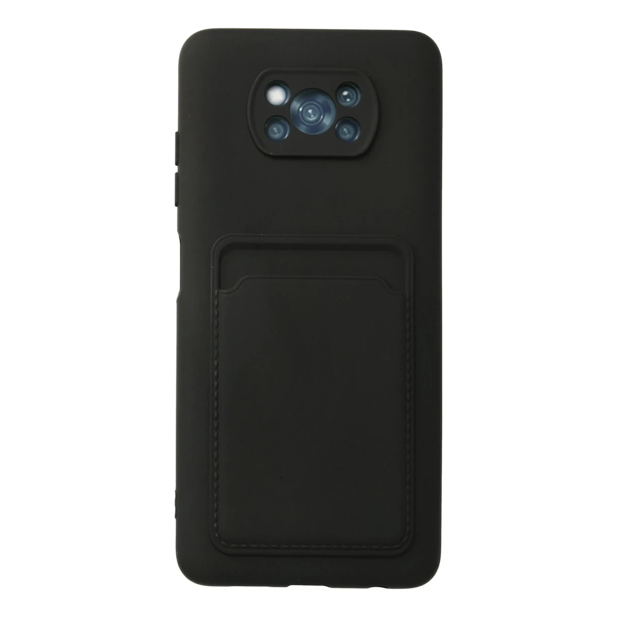 Newface Xiaomi Pocophone X3 Kılıf Kelvin Kartvizitli Silikon - Siyah — görsel 4