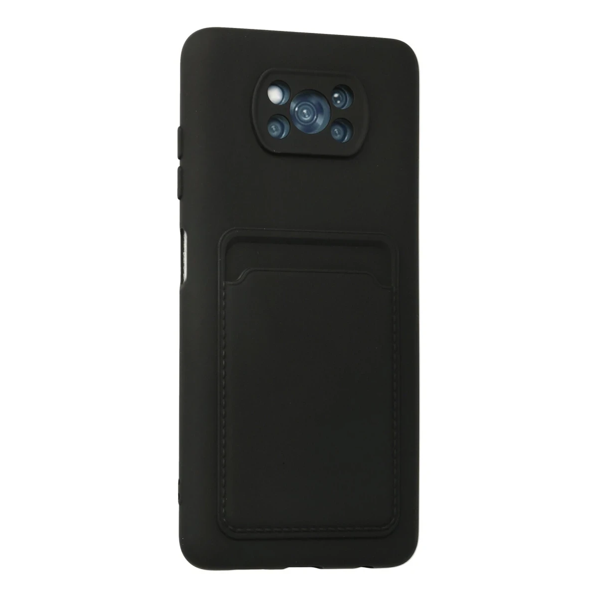 Newface Xiaomi Pocophone X3 Kılıf Kelvin Kartvizitli Silikon - Siyah — görsel 5