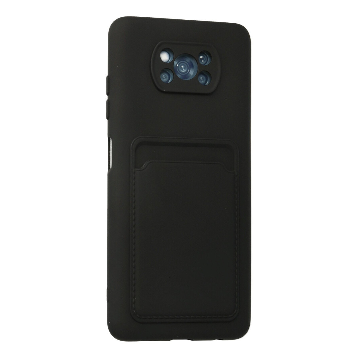 Newface Xiaomi Pocophone X3 Kılıf Kelvin Kartvizitli Silikon - Siyah — görsel 8