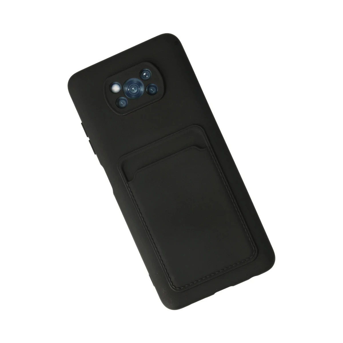 Newface Xiaomi Pocophone X3 Kılıf Kelvin Kartvizitli Silikon - Siyah — görsel 6