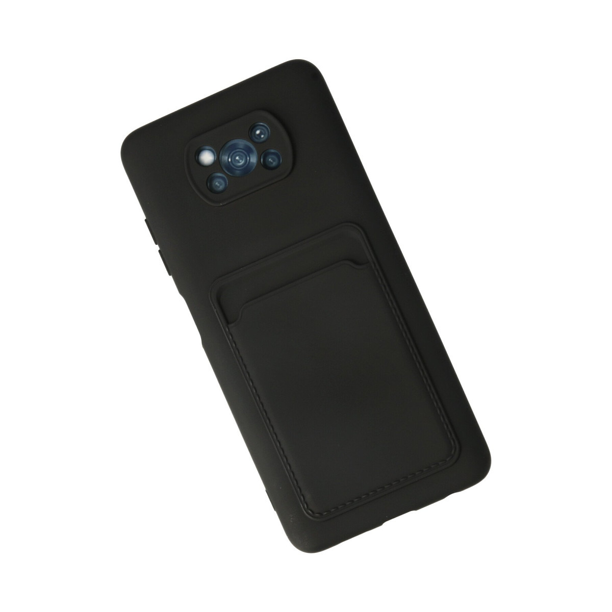 Newface Xiaomi Pocophone X3 Kılıf Kelvin Kartvizitli Silikon - Siyah — görsel 9