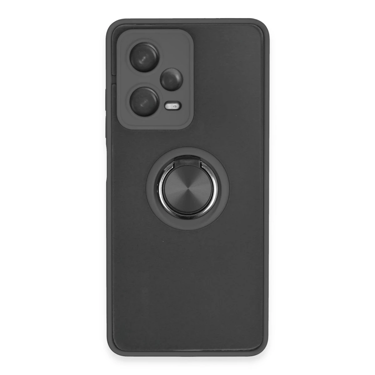 Newface Xiaomi Poco X5 Pro 5G  Kılıf Montreal Yüzüklü Silikon Kapak - Siyah — görsel 6