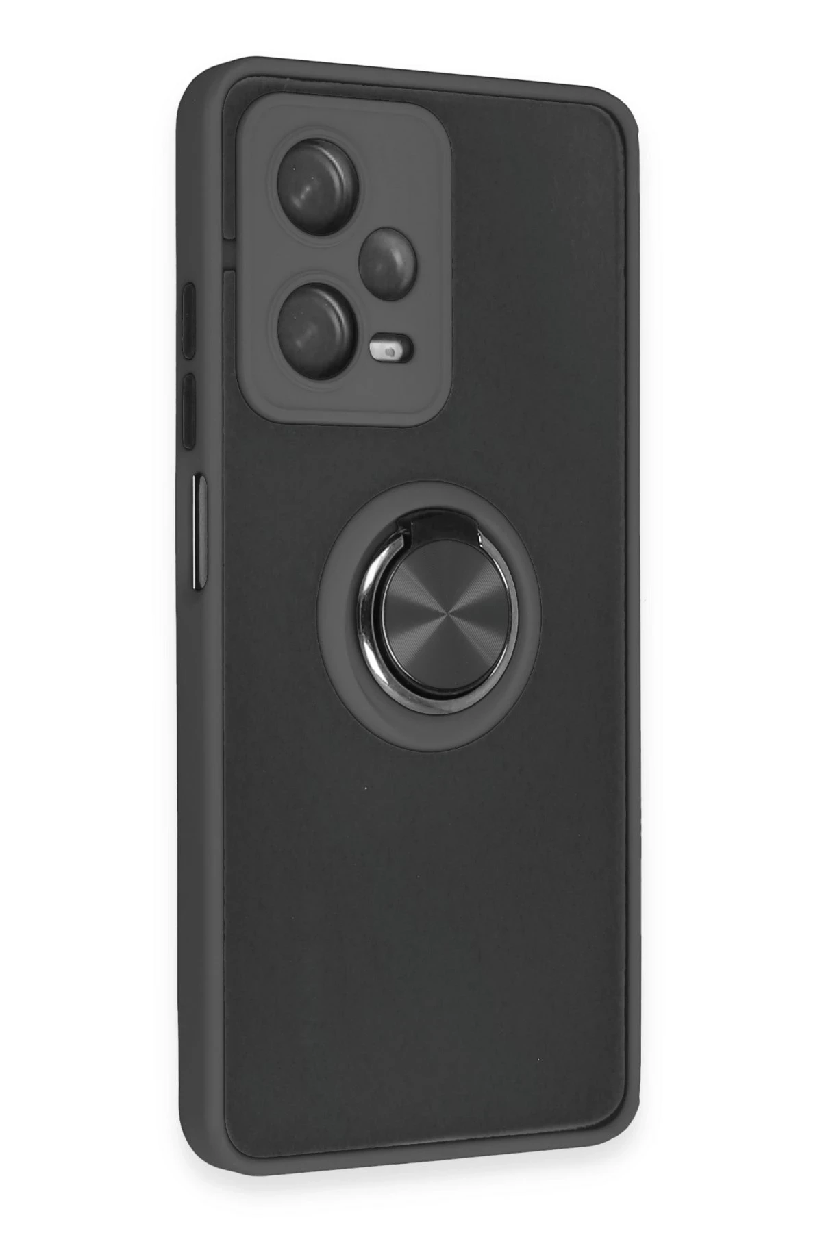 Newface Xiaomi Poco X5 Pro 5G  Kılıf Montreal Yüzüklü Silikon Kapak - Siyah — görsel 2