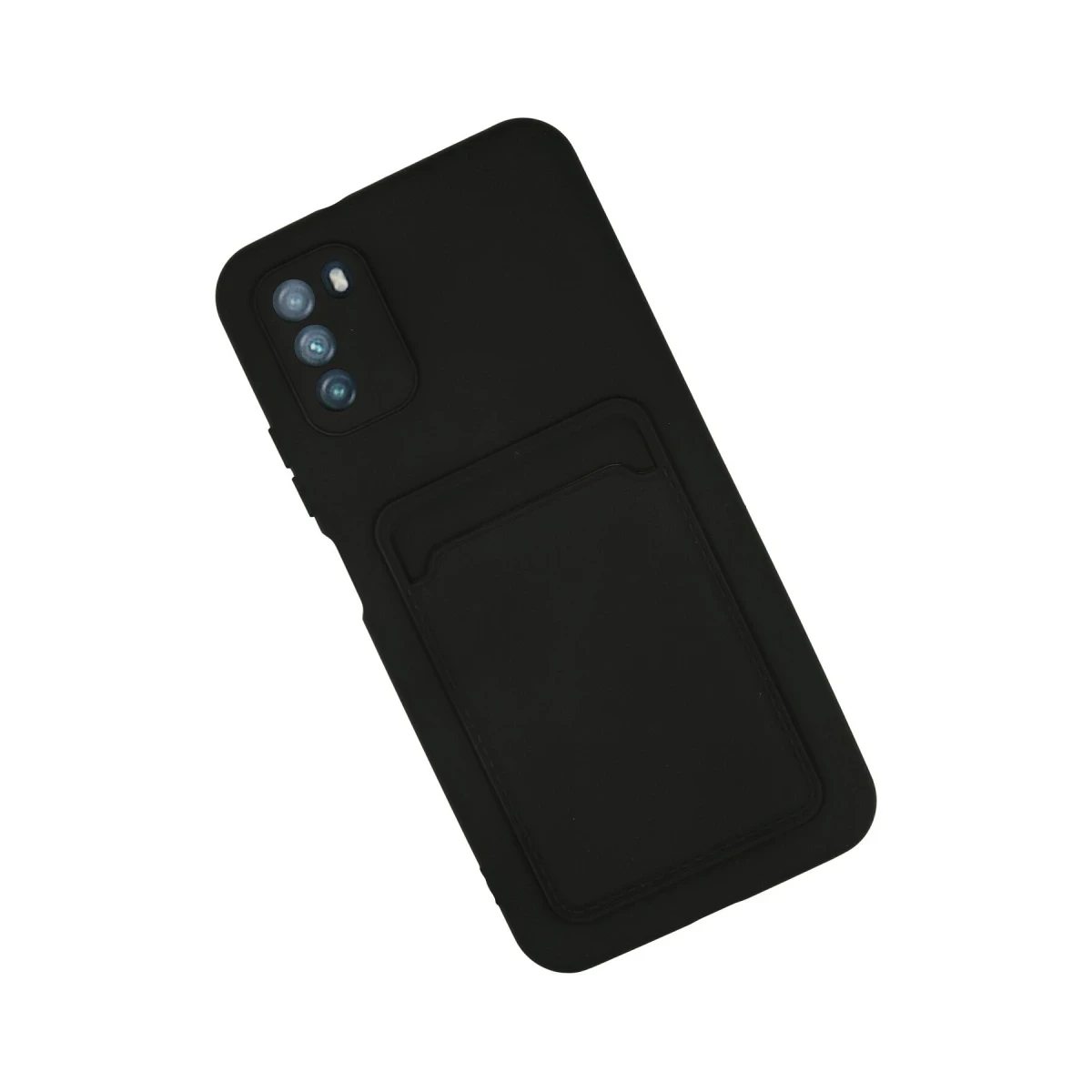 Newface Xiaomi Pocophone M3 Kılıf Kelvin Kartvizitli Silikon - Siyah — görsel 5