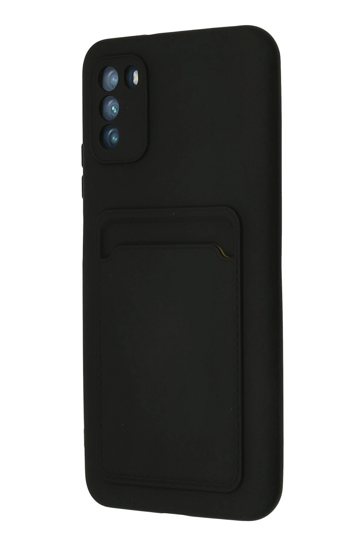Newface Xiaomi Pocophone M3 Kılıf Kelvin Kartvizitli Silikon - Siyah — görsel 3