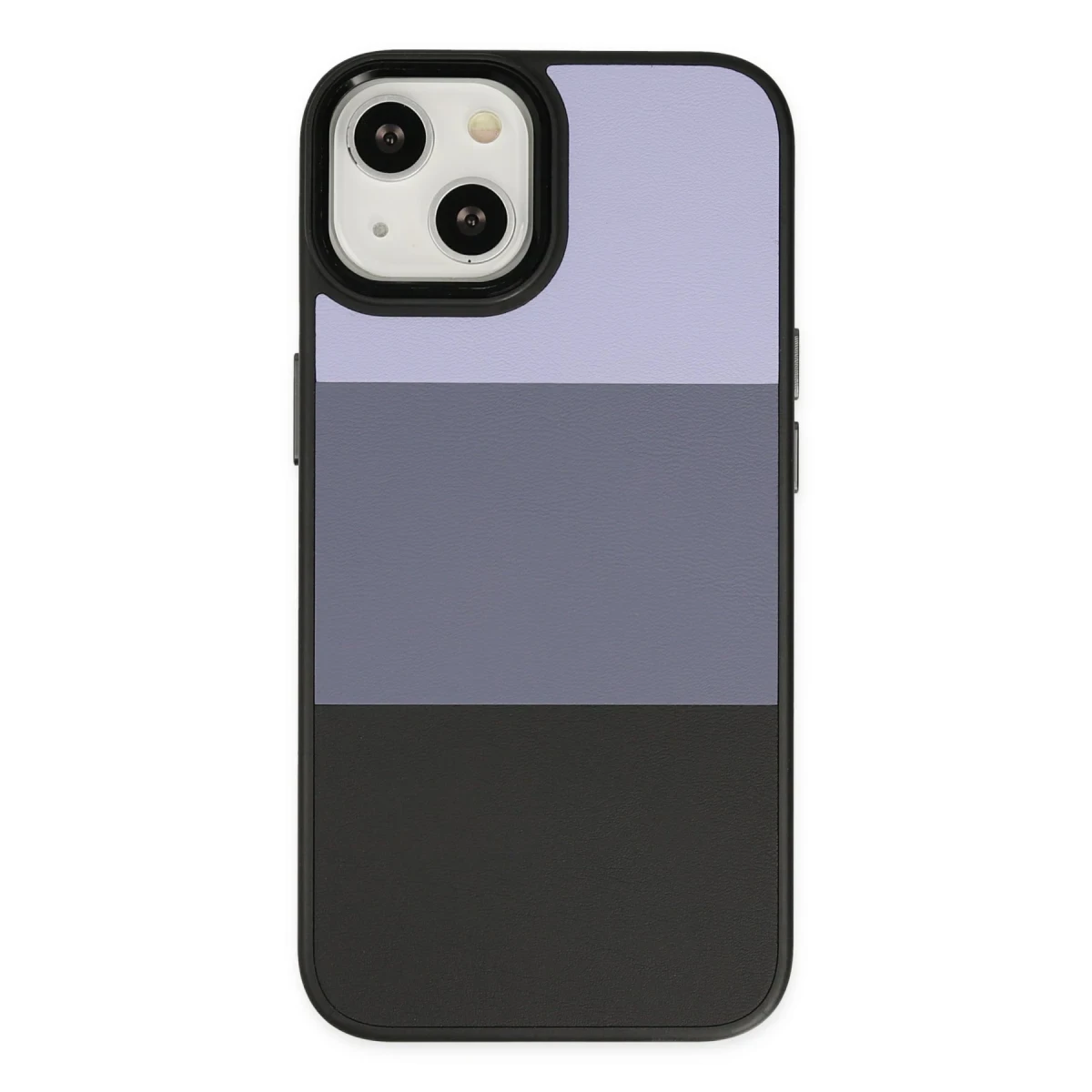Newface Apple iPhone 14 Plus Kılıf King Kapak - Lila-Siyah