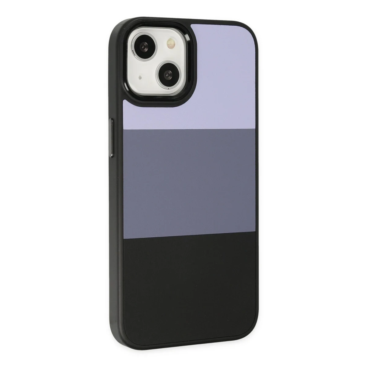 Newface Apple iPhone 14 Plus Kılıf King Kapak - Lila-Siyah