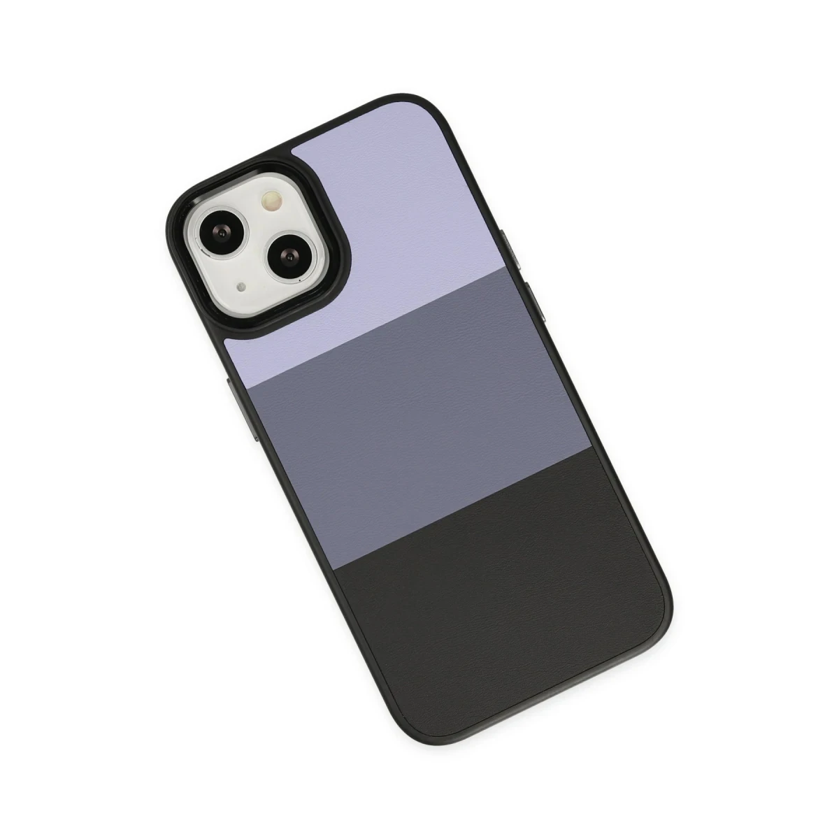 Newface Apple iPhone 14 Plus Kılıf King Kapak - Lila-Siyah