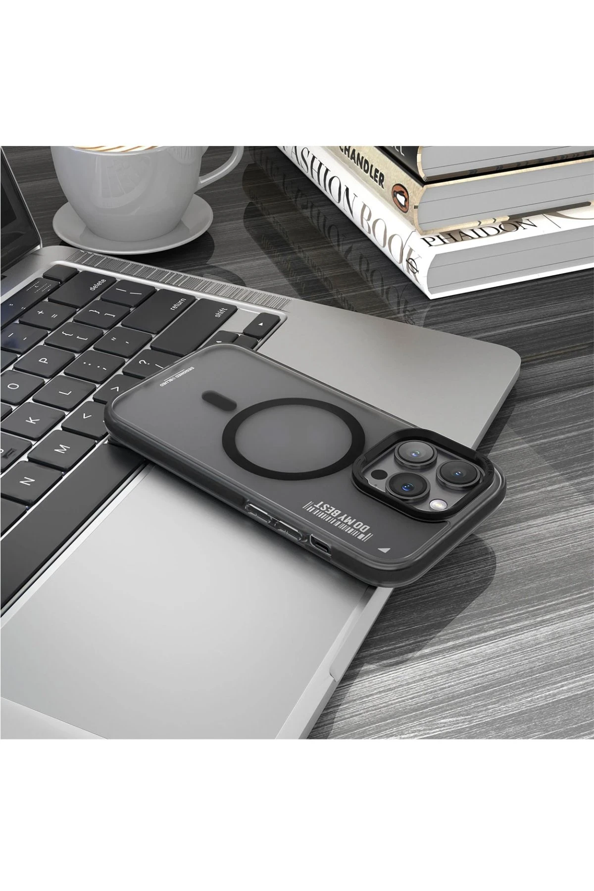 Newface Apple iPhone 14 Pro Kılıf Blueo Friendly Magsafe Kapak - Beyaz — görsel 2