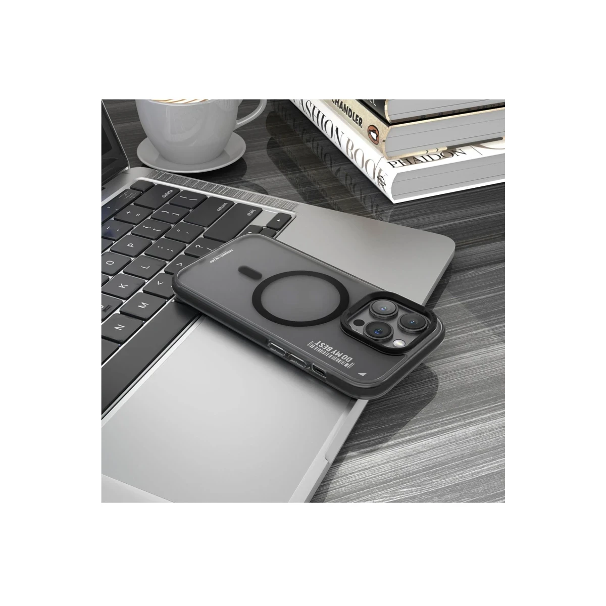 Newface Apple iPhone 14 Pro Kılıf Blueo Friendly Magsafe Kapak - Beyaz — görsel 8