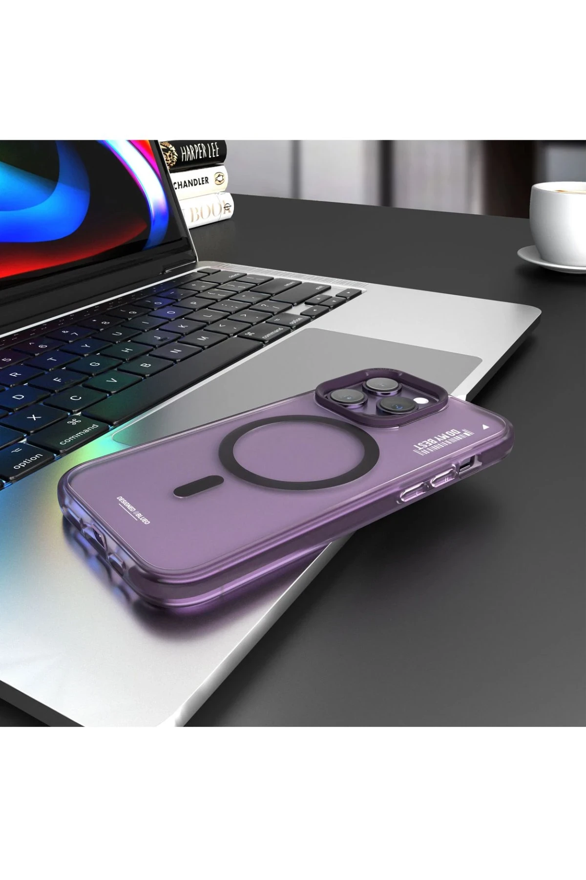Newface Apple iPhone 14 Pro Kılıf Blueo Friendly Magsafe Kapak - Beyaz — görsel 3