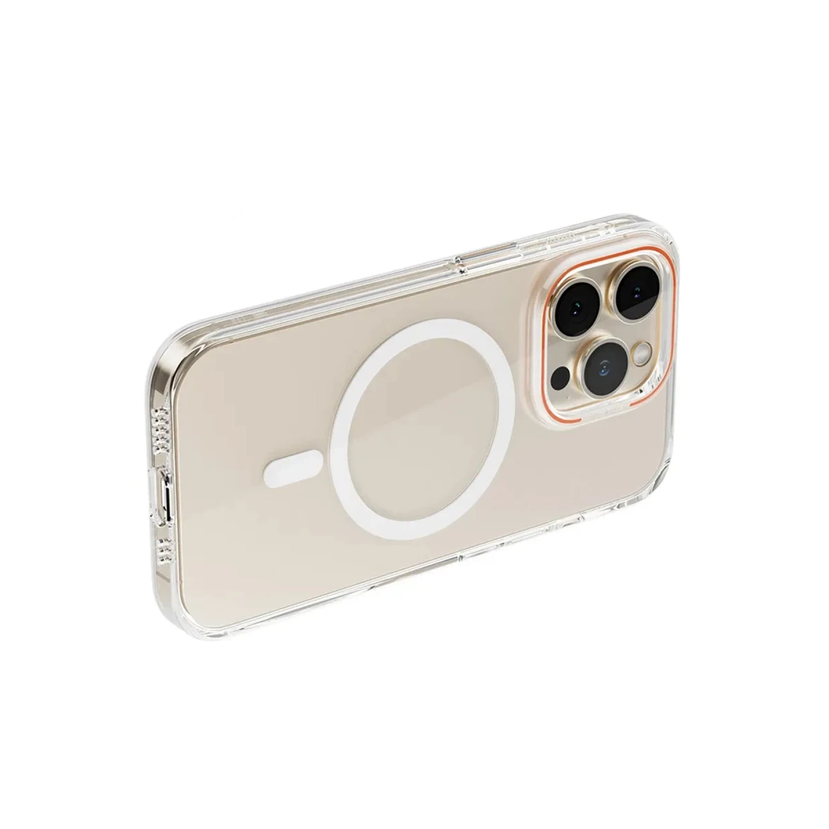 Newface Apple iPhone 14 Pro Kılıf Blueo Anti Drop Magsafe Kapak - Turuncu — görsel 4