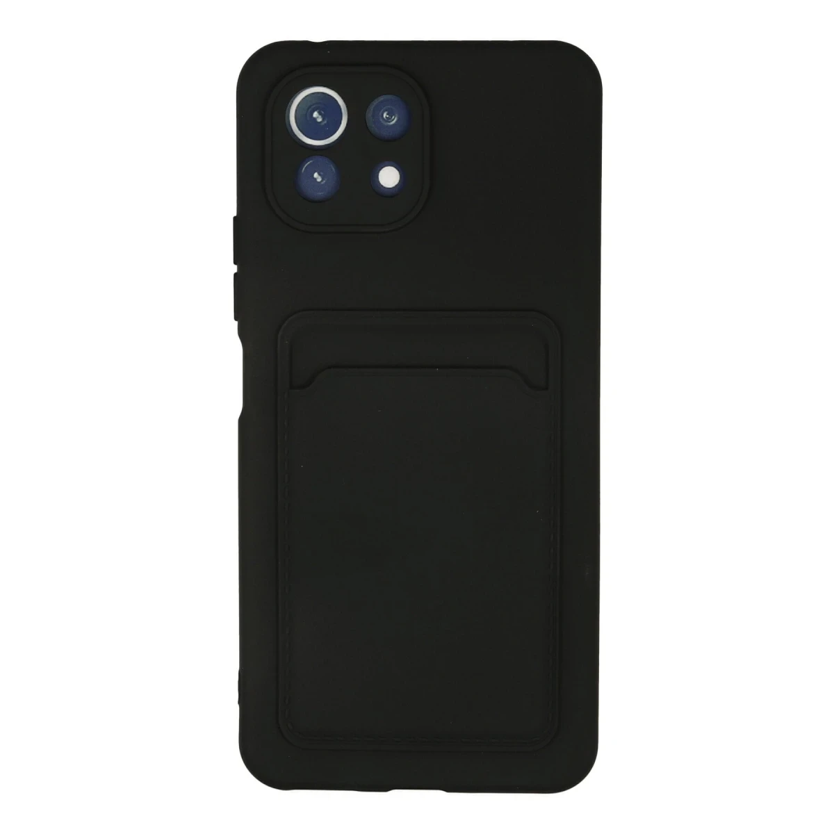 Newface Xiaomi Mİ 11 Lite Kılıf Kelvin Kartvizitli Silikon - Siyah — görsel 4