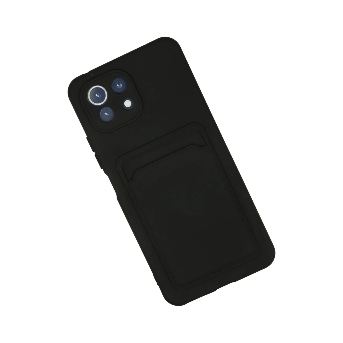 Newface Xiaomi Mİ 11 Lite Kılıf Kelvin Kartvizitli Silikon - Siyah — görsel 5