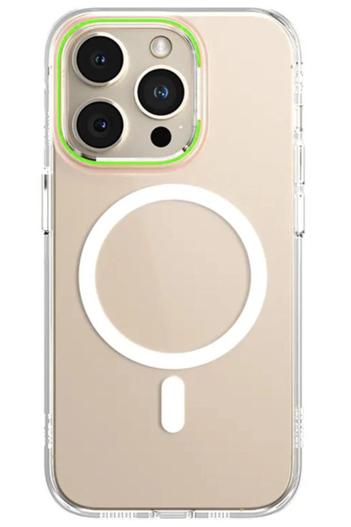 Newface Apple iPhone 14 Pro Max Kılıf Blueo Anti Drop Magsafe Kapak - Yeşil
