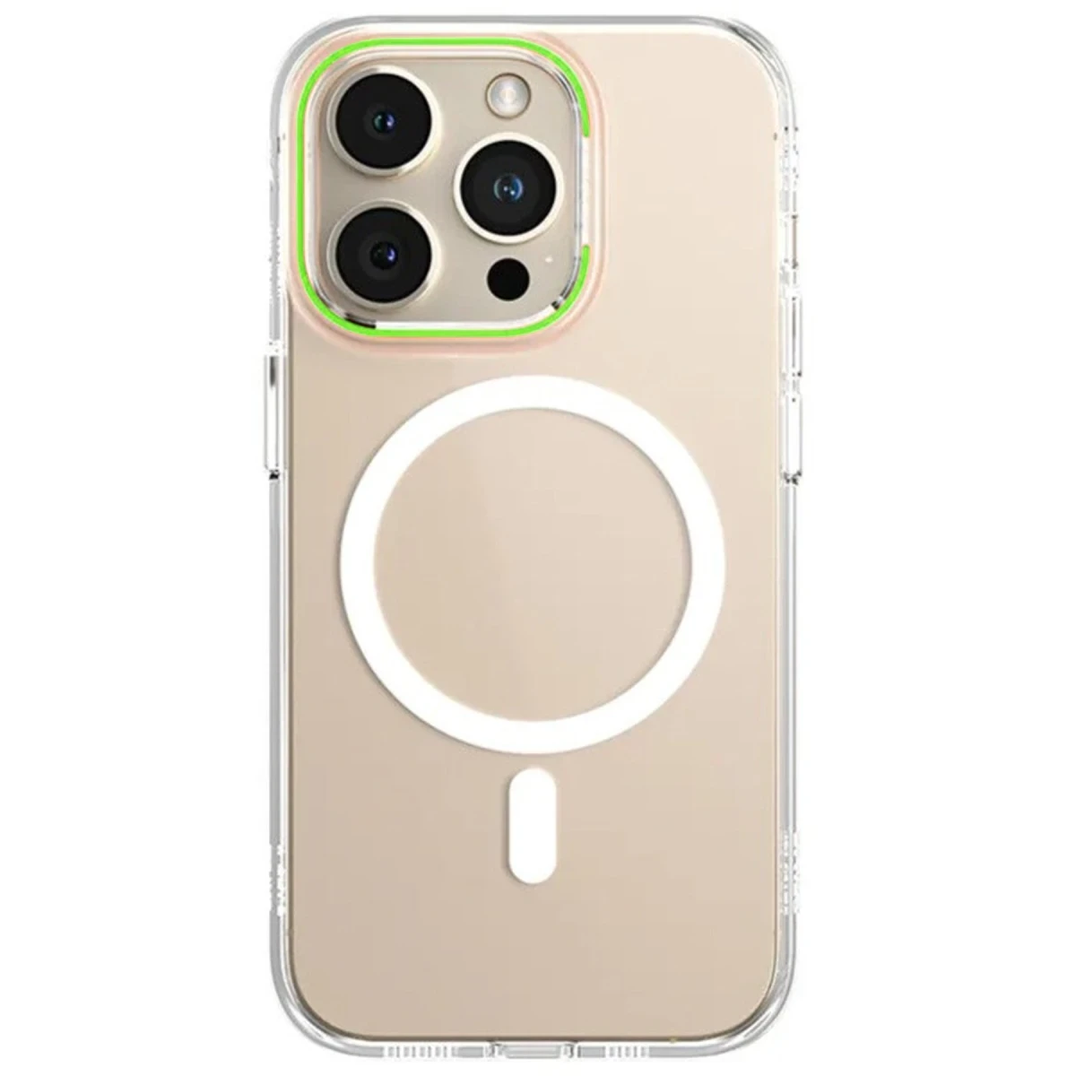 Newface Apple iPhone 14 Pro Max Kılıf Blueo Anti Drop Magsafe Kapak - Yeşil — görsel 3