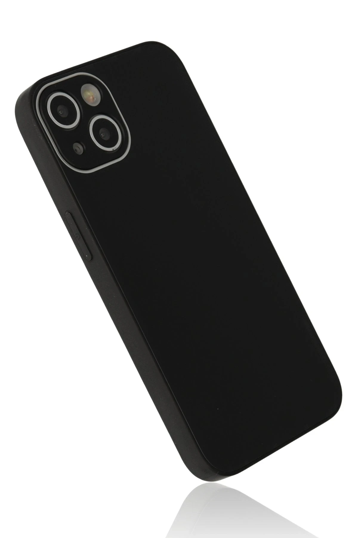 Newface Apple iPhone 14 Plus Kılıf Glass Kapak - Siyah — görsel 3