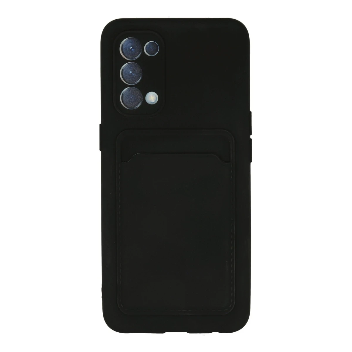 Newface Oppo Reno 5 Kılıf Kelvin Kartvizitli Silikon - Siyah — görsel 4