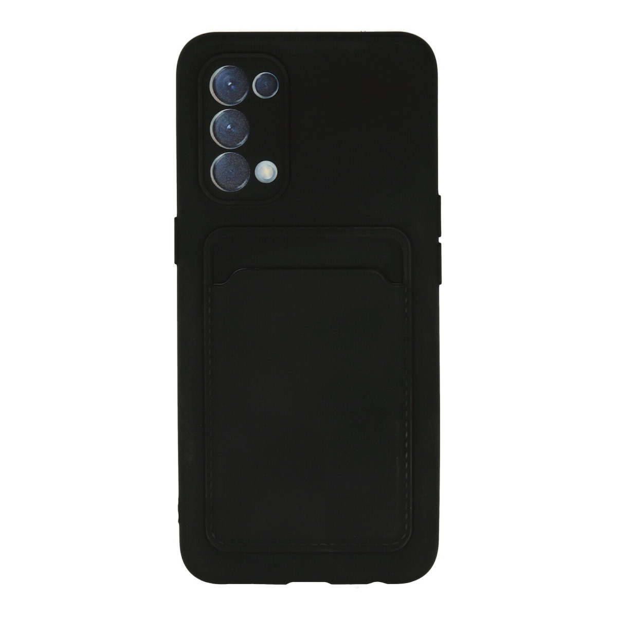 Newface Oppo Reno 5 Kılıf Kelvin Kartvizitli Silikon - Siyah — görsel 7