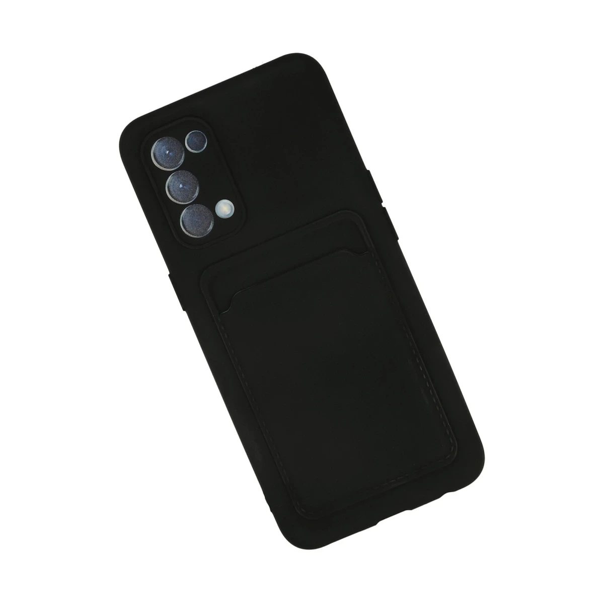 Newface Oppo Reno 5 Kılıf Kelvin Kartvizitli Silikon - Siyah — görsel 5