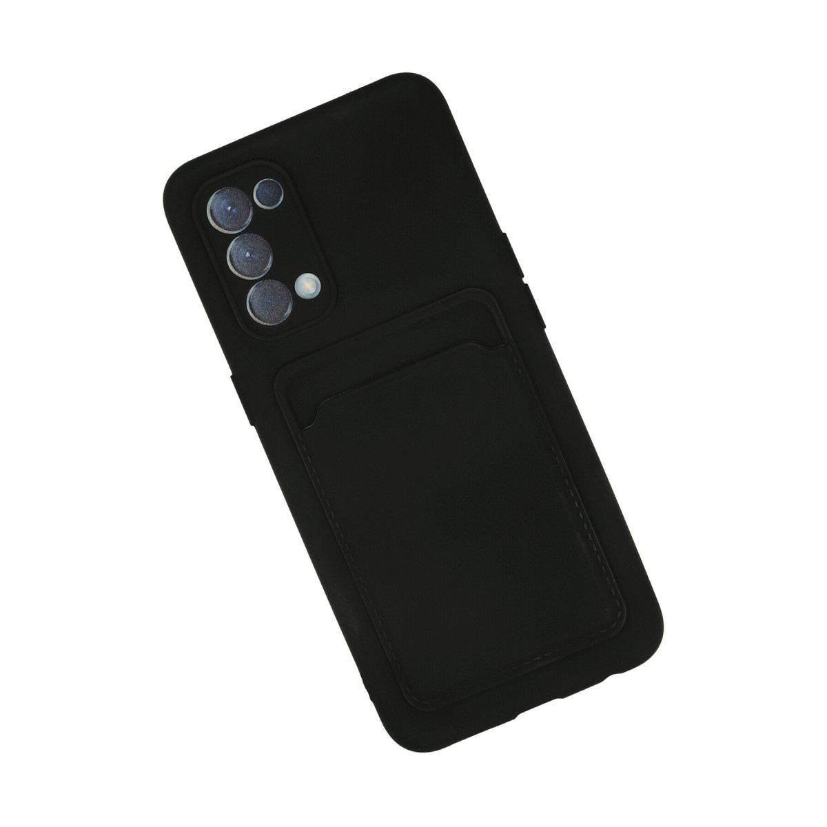Newface Oppo Reno 5 Kılıf Kelvin Kartvizitli Silikon - Siyah — görsel 8