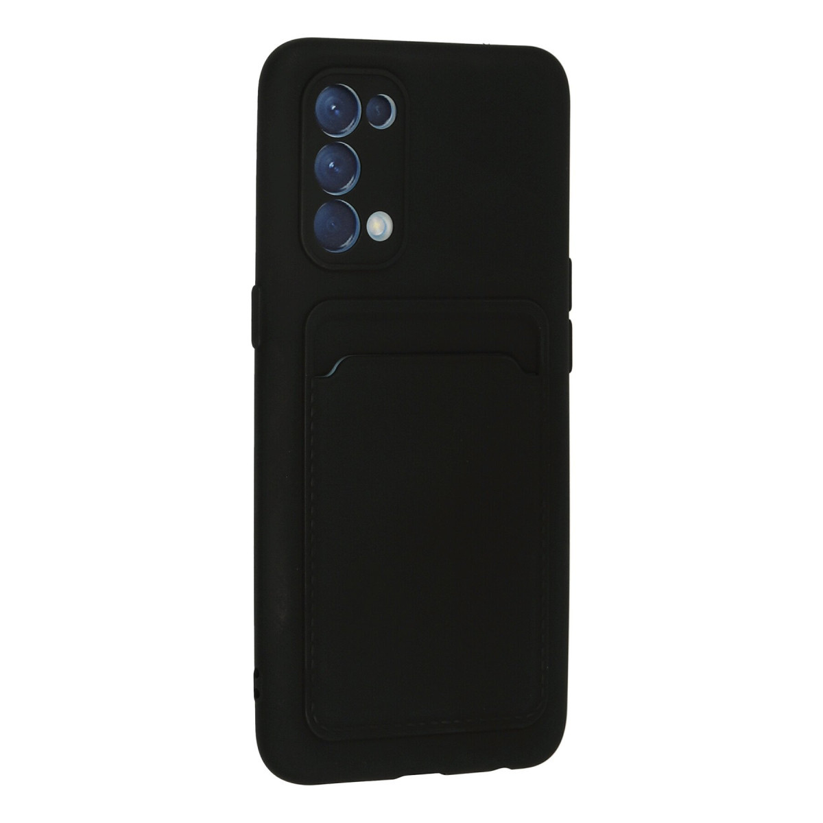 Newface Oppo Reno 5 Kılıf Kelvin Kartvizitli Silikon - Siyah — görsel 9