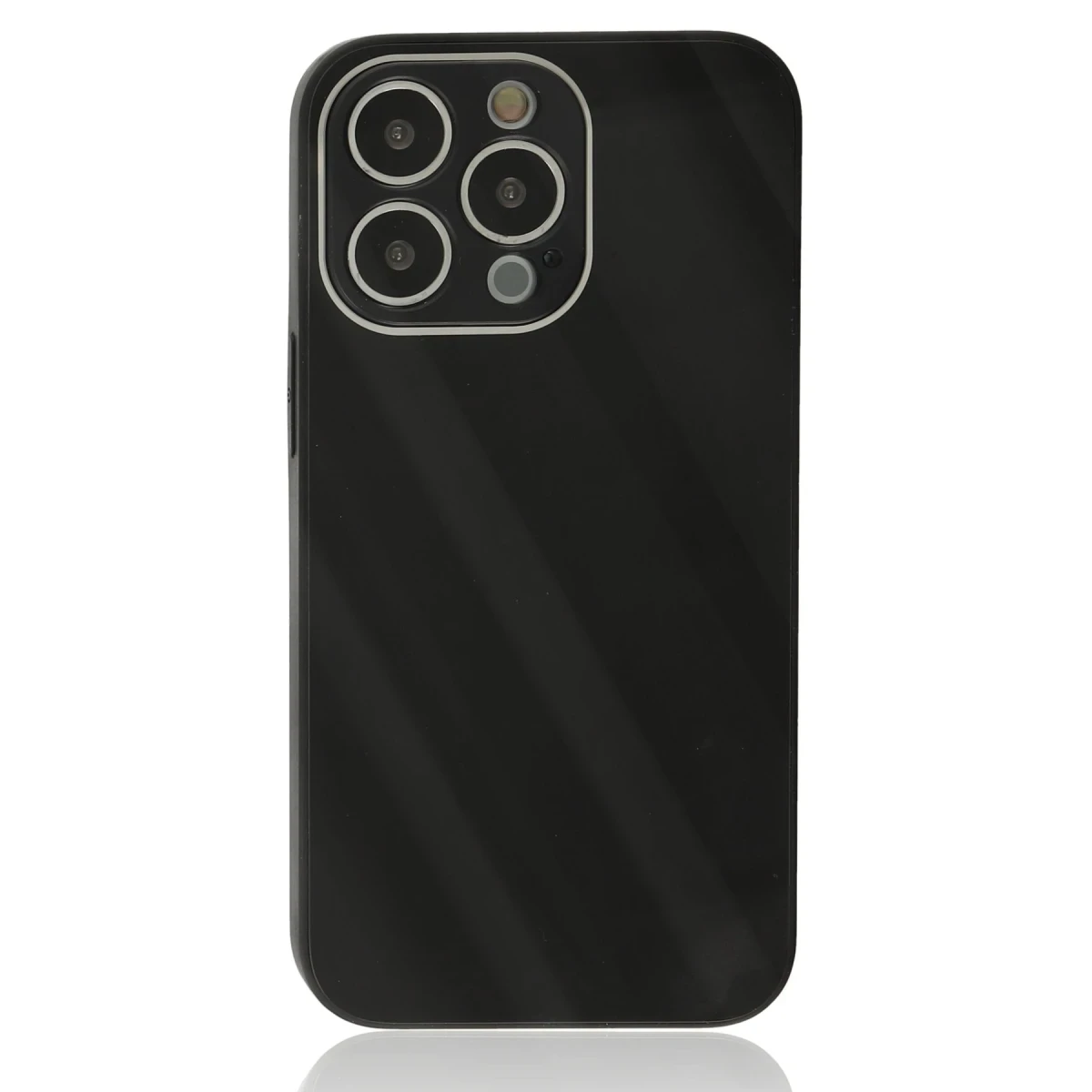 Newface Apple iPhone 14 Pro Kılıf Glass Kapak - Siyah — görsel 6