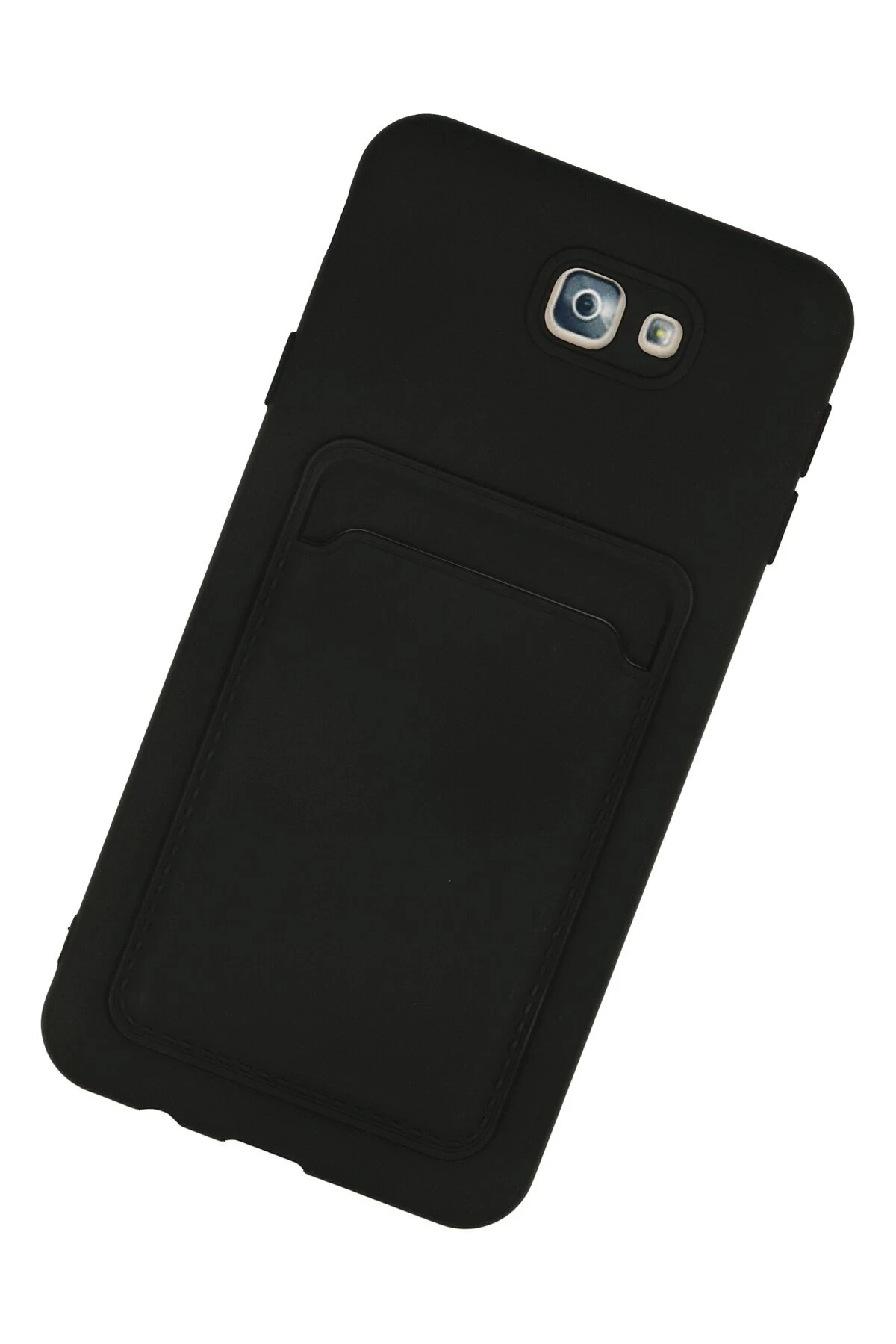 Newface Samsung Galaxy J7 Prime Kılıf Kelvin Kartvizitli Silikon - Siyah — görsel 2
