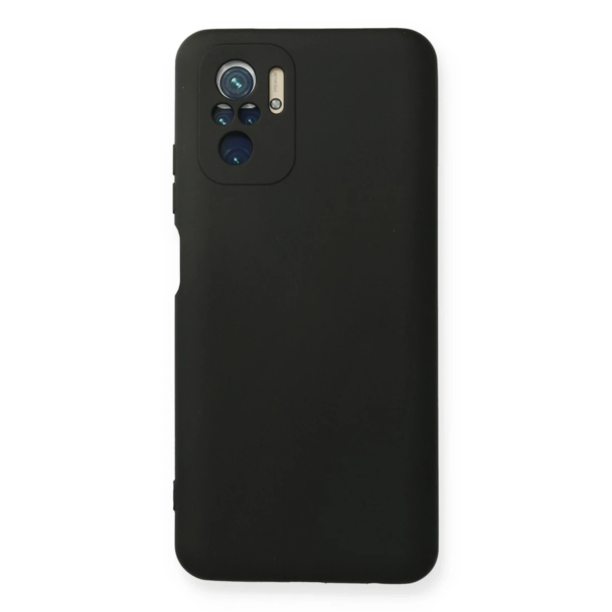 Newface Xiaomi Redmi Note 10 Kılıf Nano içi Kadife Silikon - Siyah — görsel 4