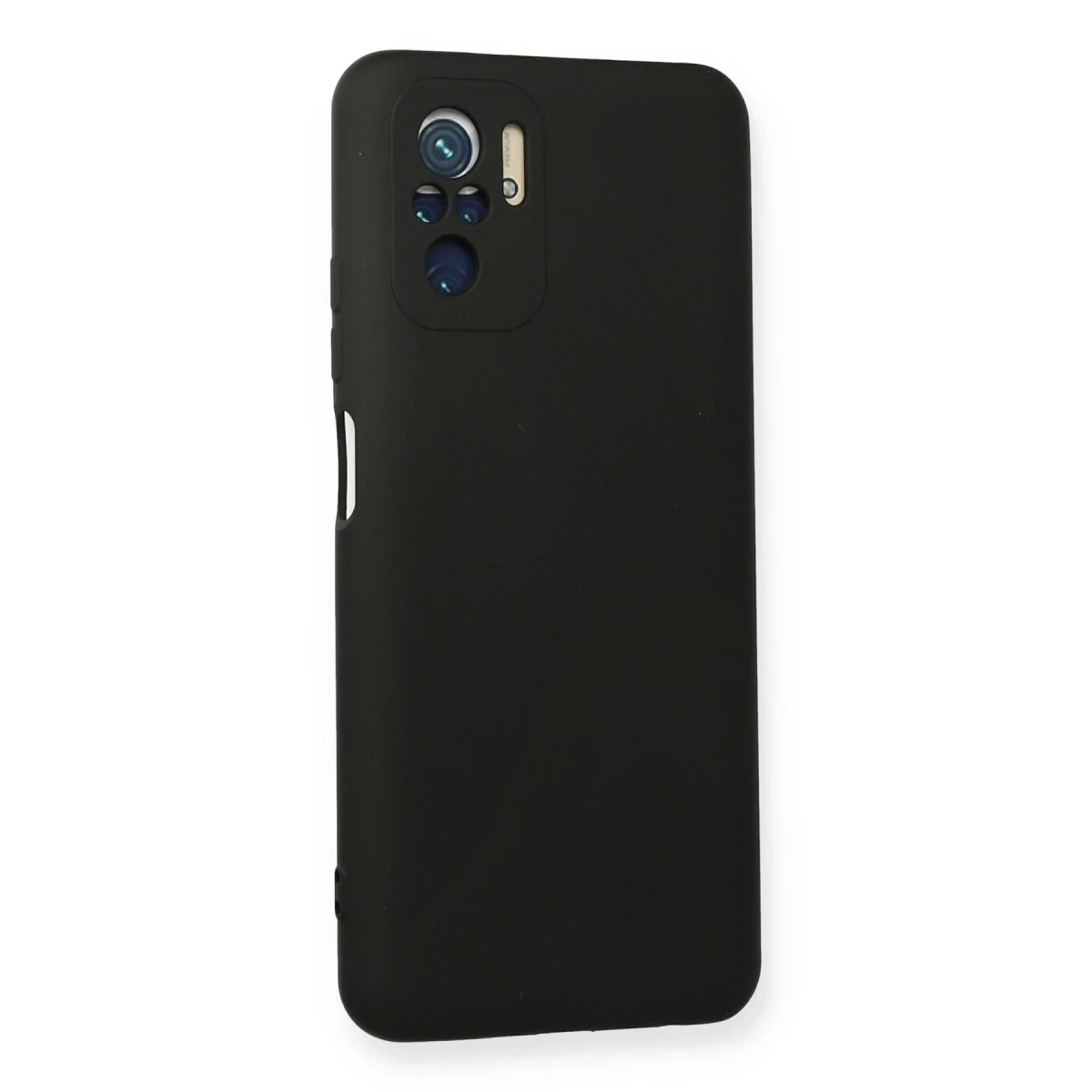 Newface Xiaomi Redmi Note 10 Kılıf Nano içi Kadife Silikon - Siyah — görsel 5