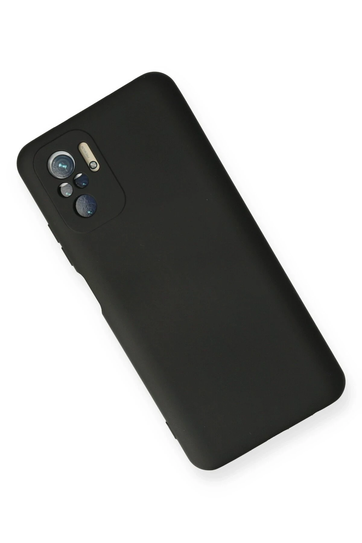 Newface Xiaomi Redmi Note 10 Kılıf Nano içi Kadife Silikon - Siyah — görsel 3