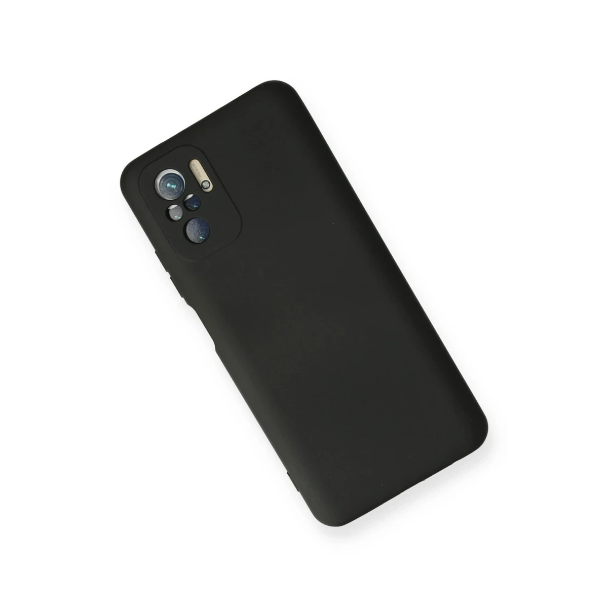 Newface Xiaomi Redmi Note 10 Kılıf Nano içi Kadife Silikon - Siyah — görsel 6