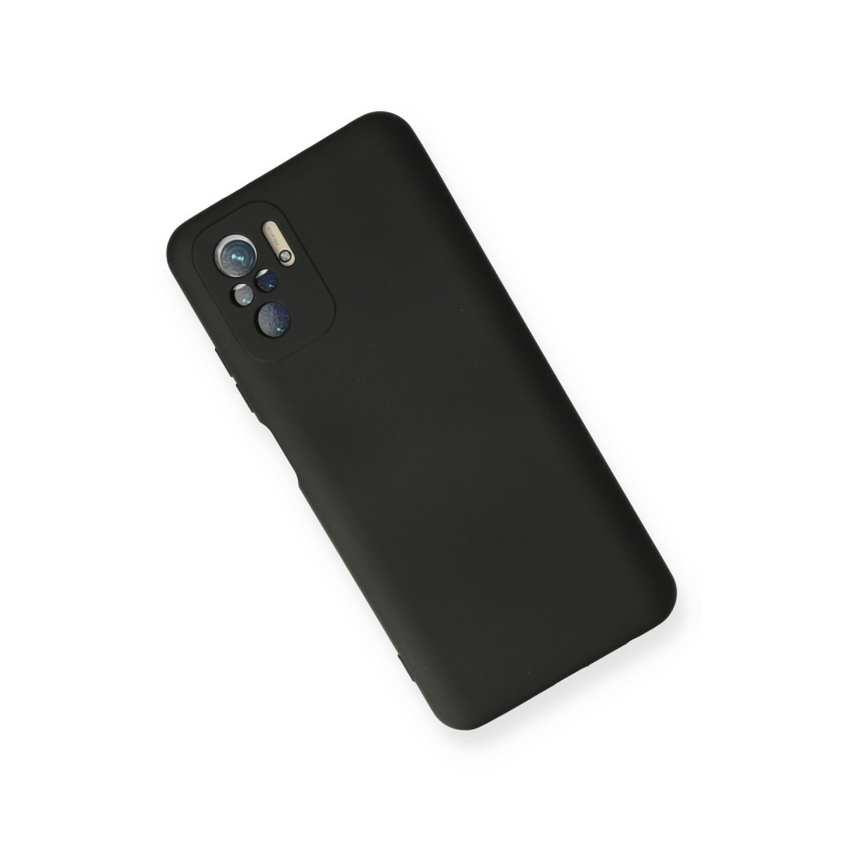 Newface Xiaomi Redmi Note 10 Kılıf Nano içi Kadife Silikon - Siyah — görsel 9