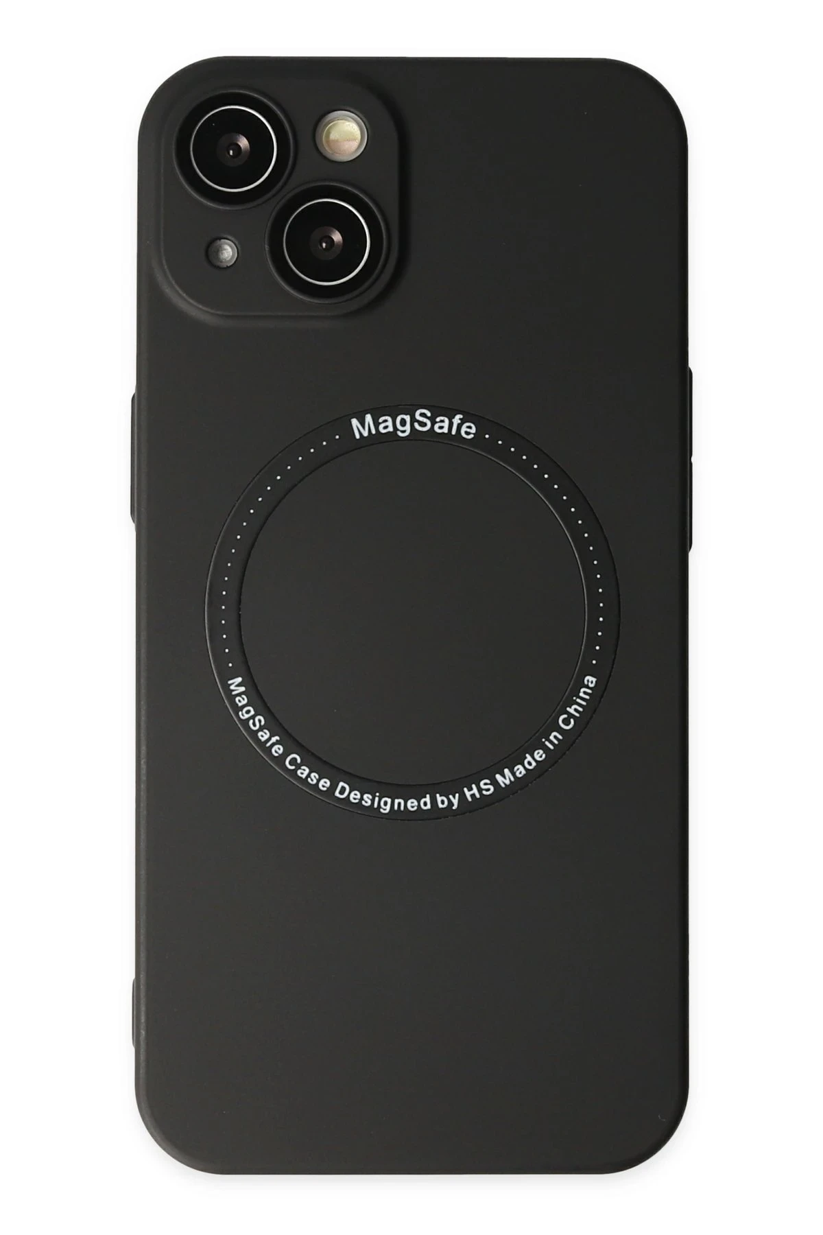 Newface Apple iPhone 14 Kılıf Jack Magneticsafe Lens Silikon - Siyah