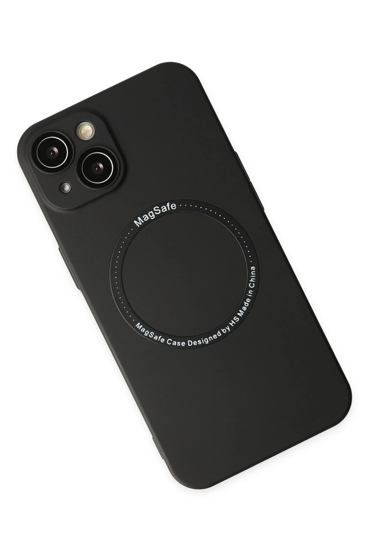 Newface Apple iPhone 14 Kılıf Jack Magneticsafe Lens Silikon - Siyah — görsel 3