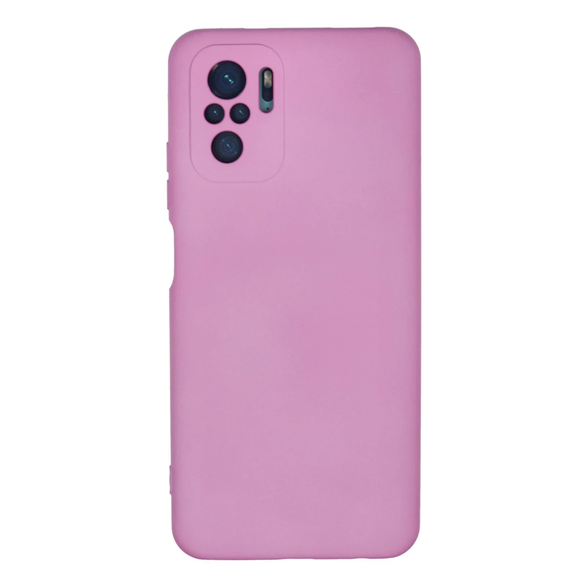 Newface Xiaomi Redmi Note 10 Kılıf Nano içi Kadife Silikon - Pembe