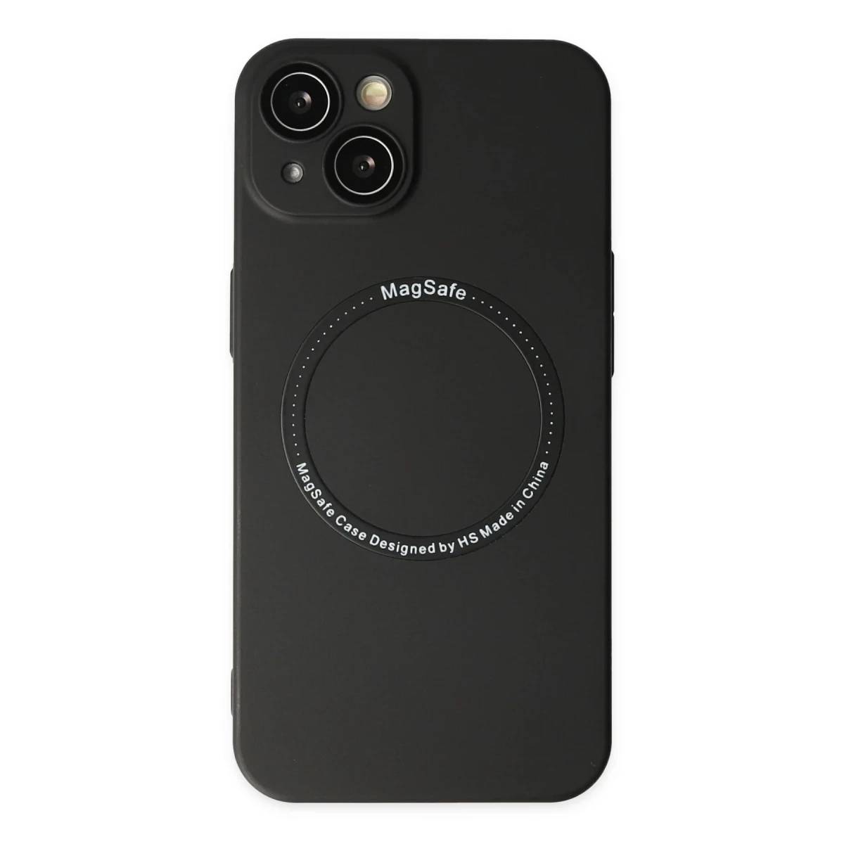 Newface Apple iPhone 14 Plus Kılıf Jack Magneticsafe Lens Silikon - Siyah — görsel 6