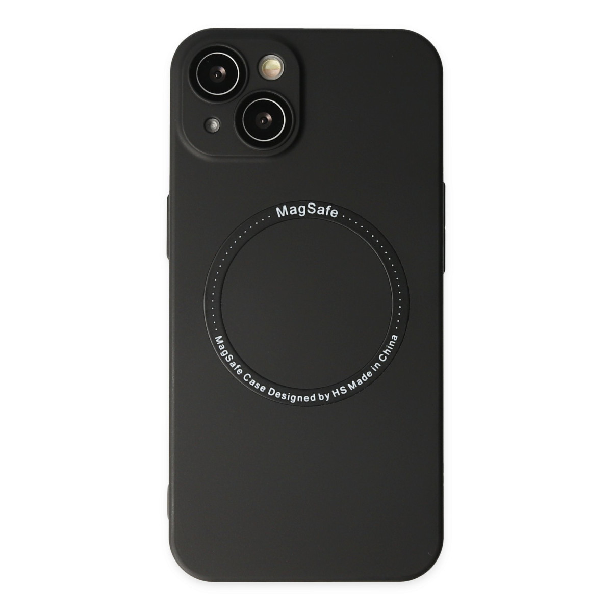 Newface Apple iPhone 14 Plus Kılıf Jack Magneticsafe Lens Silikon - Siyah — görsel 11