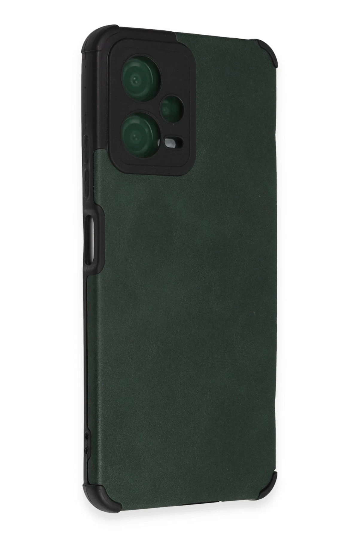Newface Xiaomi Redmi Note 12 5G Kılıf Loop Deri Silikon - Yeşil