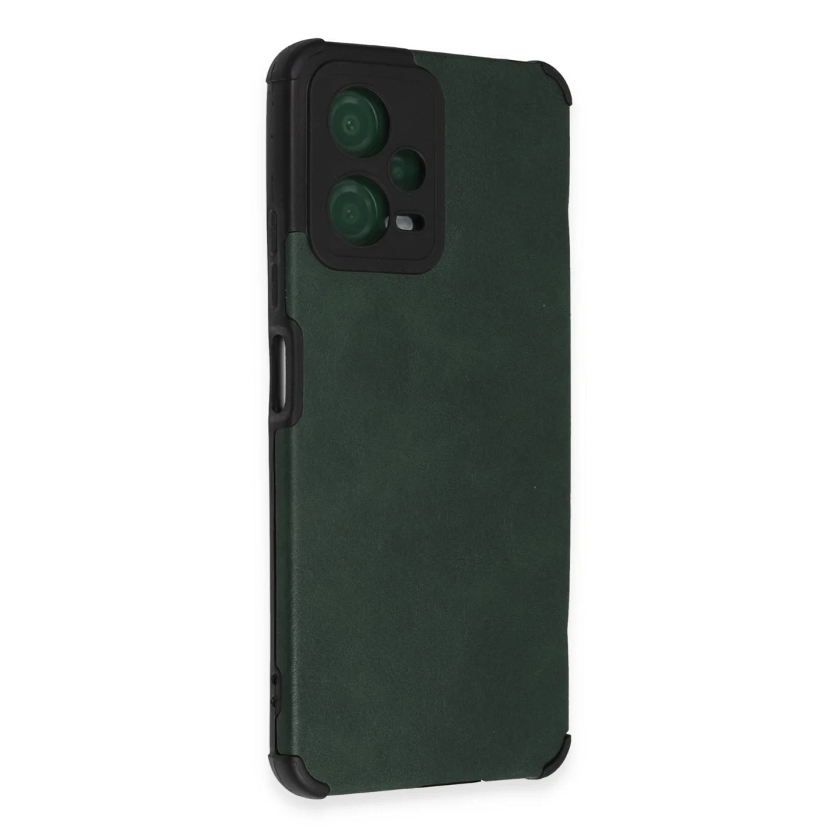 Newface Xiaomi Redmi Note 12 5G Kılıf Loop Deri Silikon - Yeşil