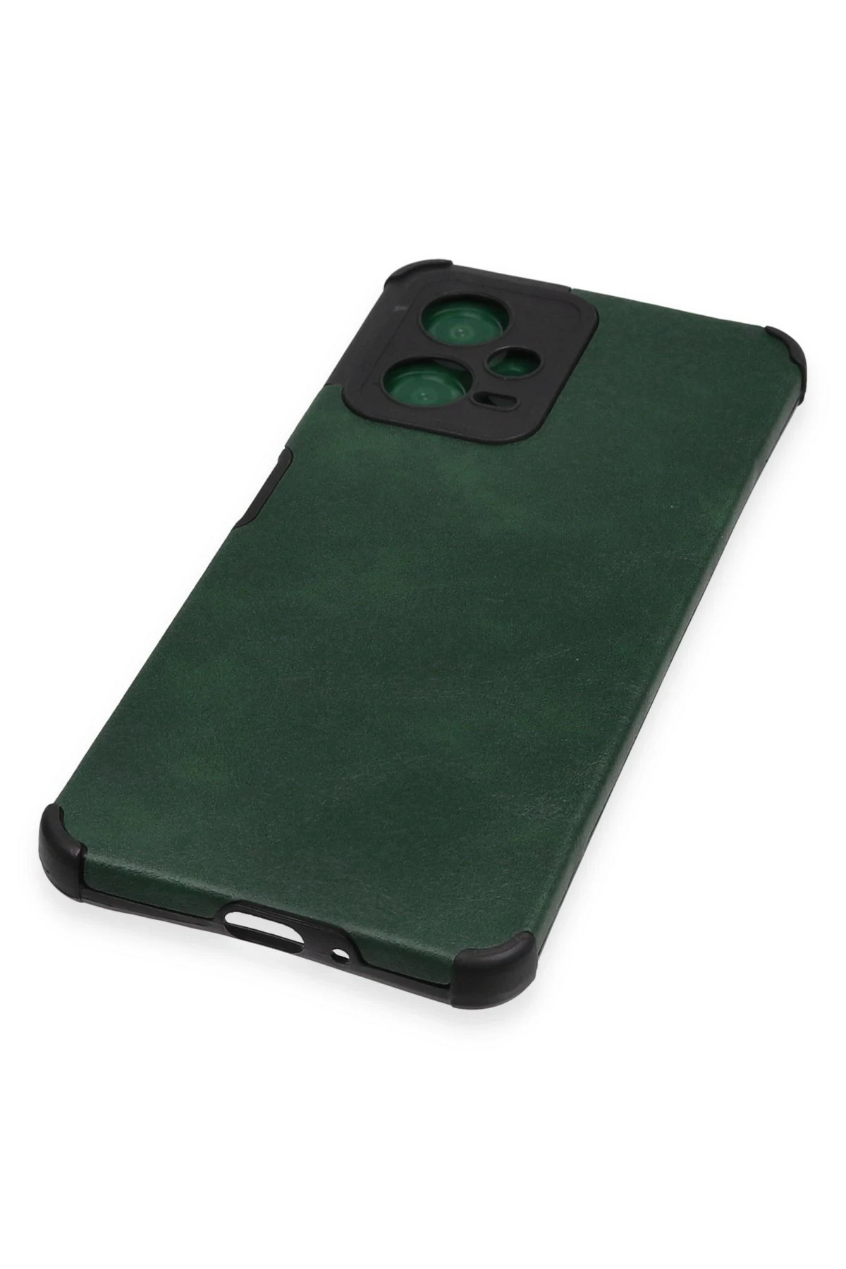 Newface Xiaomi Redmi Note 12 5G Kılıf Loop Deri Silikon - Yeşil