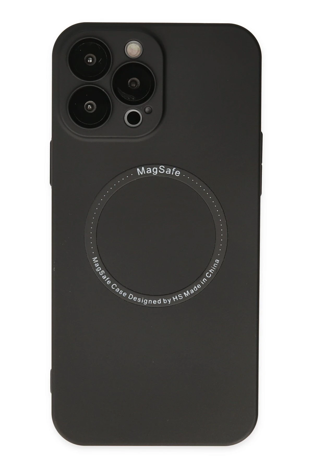 Newface Apple iPhone 14 Pro Kılıf Jack Magneticsafe Lens Silikon - Siyah
