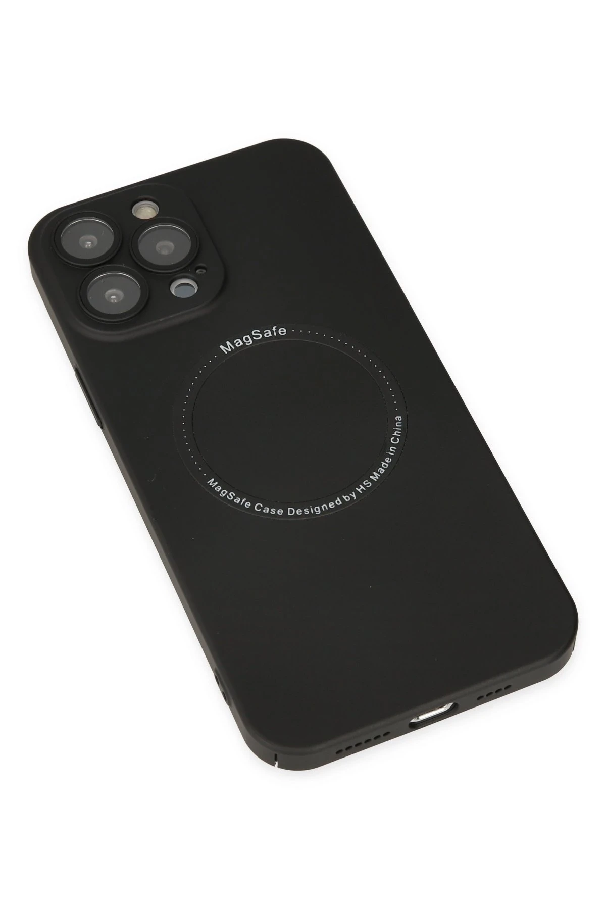 Newface Apple iPhone 14 Pro Kılıf Jack Magneticsafe Lens Silikon - Siyah — görsel 4