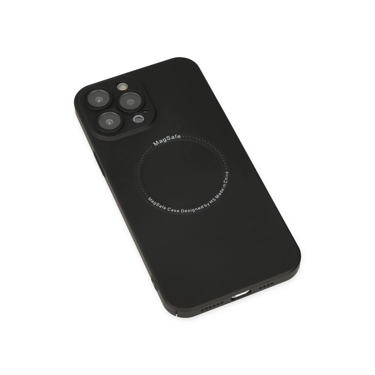Newface Apple iPhone 14 Pro Kılıf Jack Magneticsafe Lens Silikon - Siyah — görsel 9