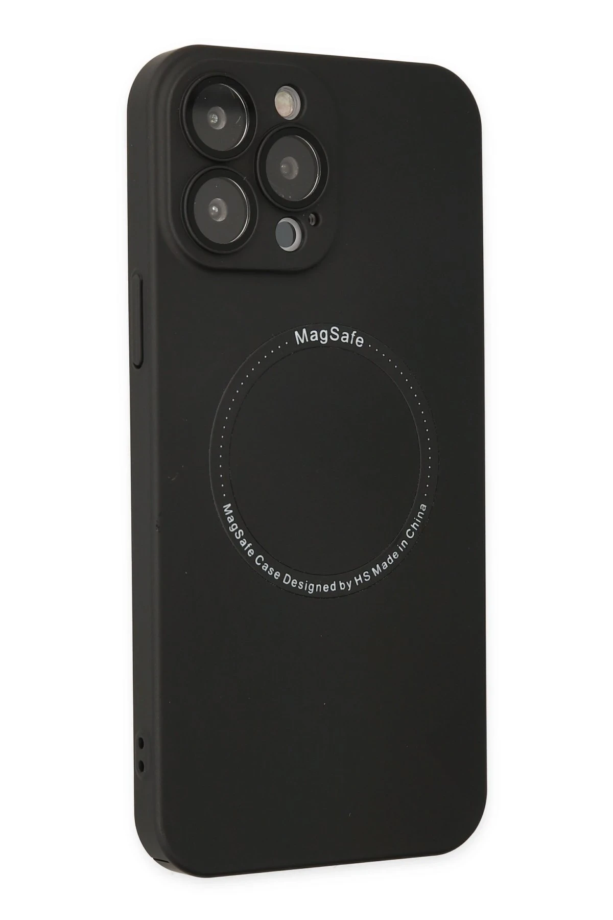 Newface Apple iPhone 14 Pro Max Kılıf Jack Magneticsafe Lens Silikon - Siyah — görsel 2