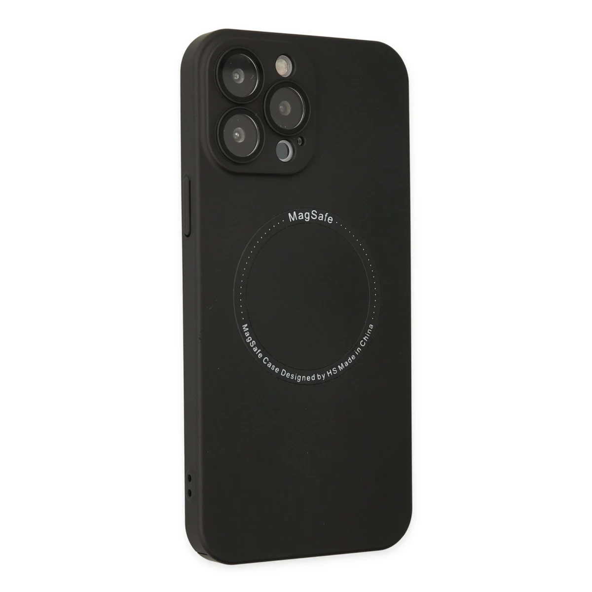Newface Apple iPhone 14 Pro Max Kılıf Jack Magneticsafe Lens Silikon - Siyah — görsel 7