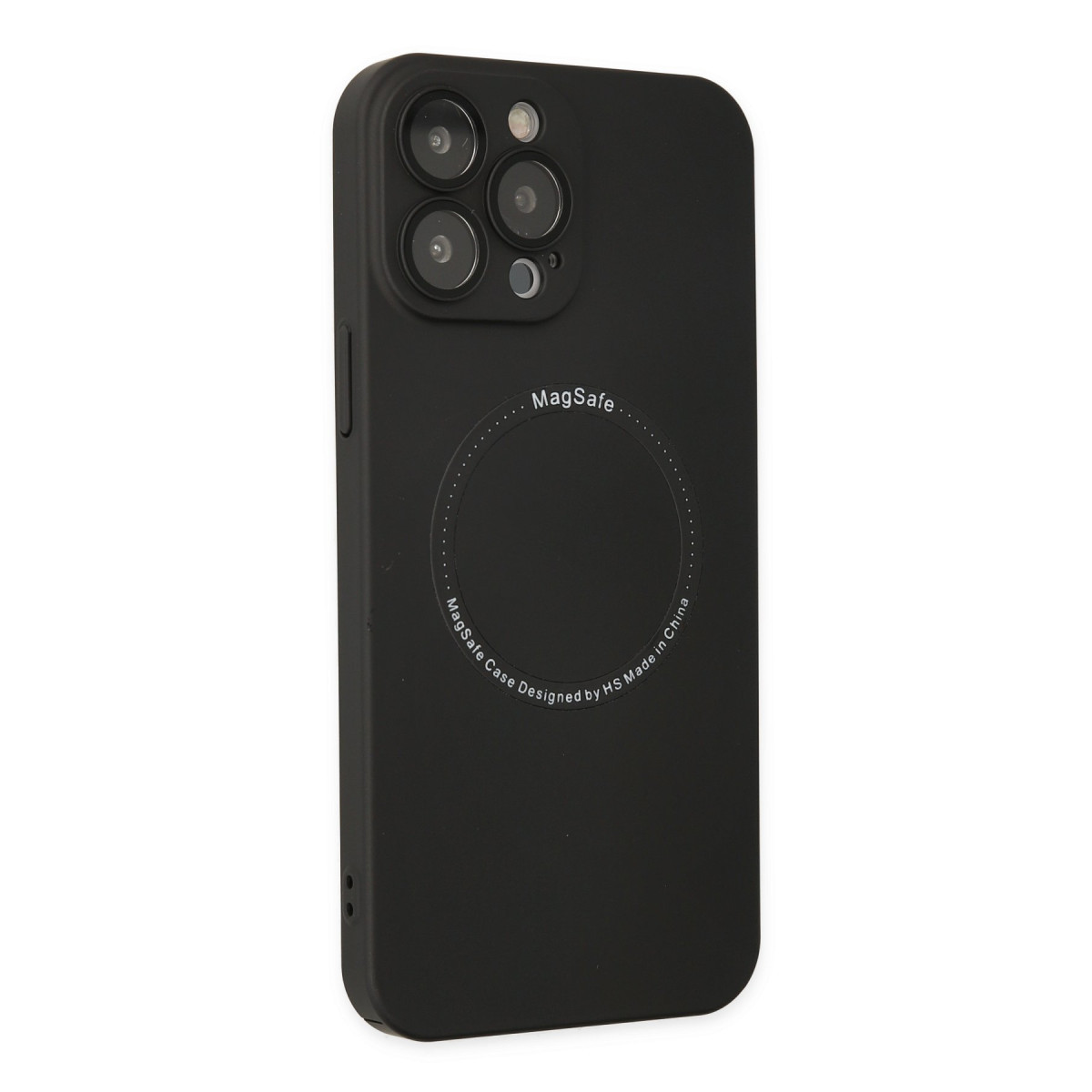 Newface Apple iPhone 14 Pro Max Kılıf Jack Magneticsafe Lens Silikon - Siyah — görsel 12